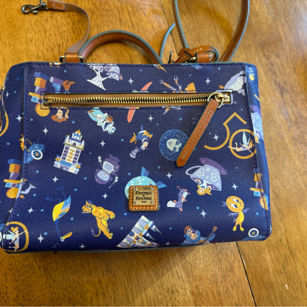 Disney Dooney and Bourke WDW 50th Anniversary Celebration Satchel